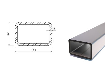 Jekl 120x80x5 (S355)