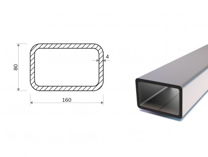 Jekl 160x80x4 (S355)