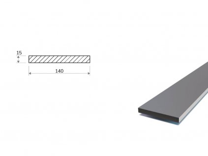 Plochá ocel 140x15 (S355)