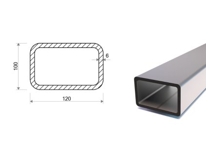 Jekl 120x100x6 (S355)