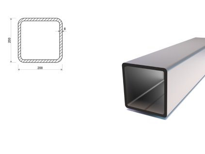 Jekl 200x200x8 (S355)