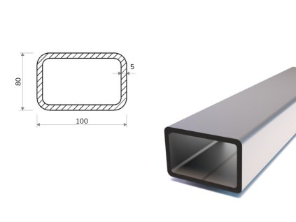 Jekl 100x80x5 (S355)