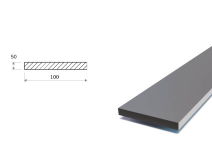 Plochá ocel 100x50 (S355)