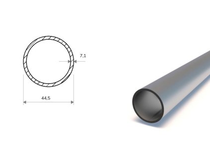 Trubka bezešvá 44,5x7,1 (S355)