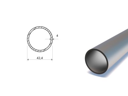 Trubka bezešvá 42,4x4 (S355)