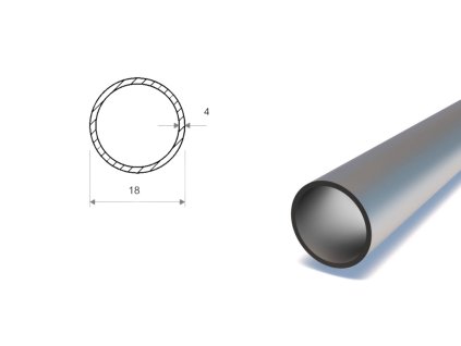 Trubka bezešvá přesná 18x4