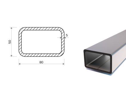 Jekl 80x50x5 (S355)