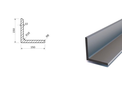 L Profil 150x150x10 (S355)