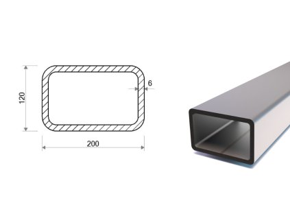 Jekl 200x120x6 (S355)